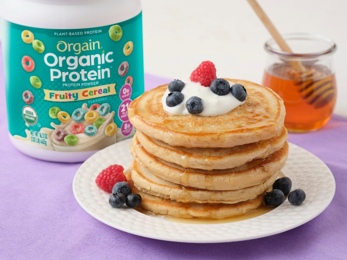 Fruity Cereal Pancakes