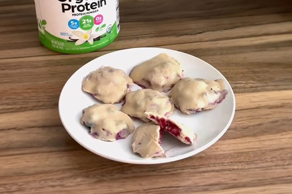 No Bake Protein Jam Bars