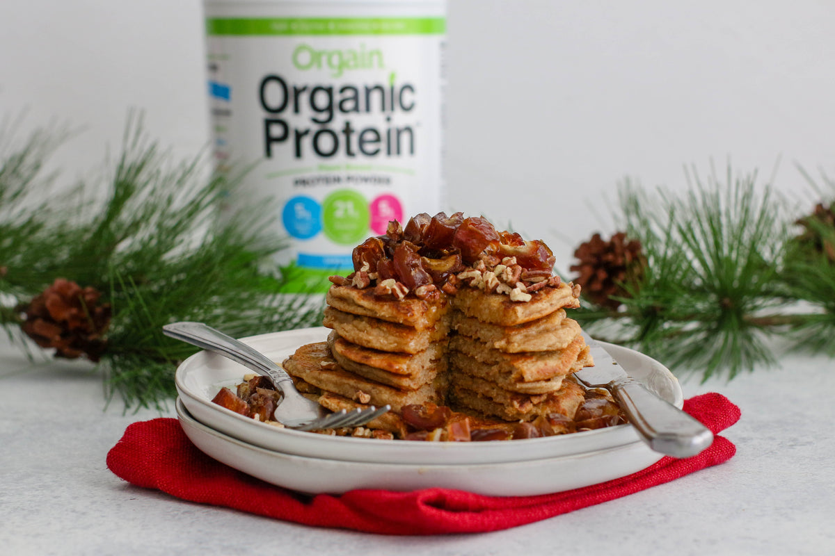 Holiday Spice Protein Pancakes
