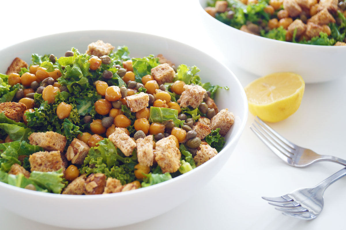 white bowl containing a salad