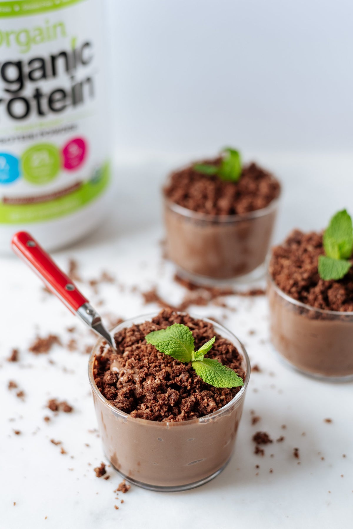 Vegan Double Chocolate Dirt Pudding