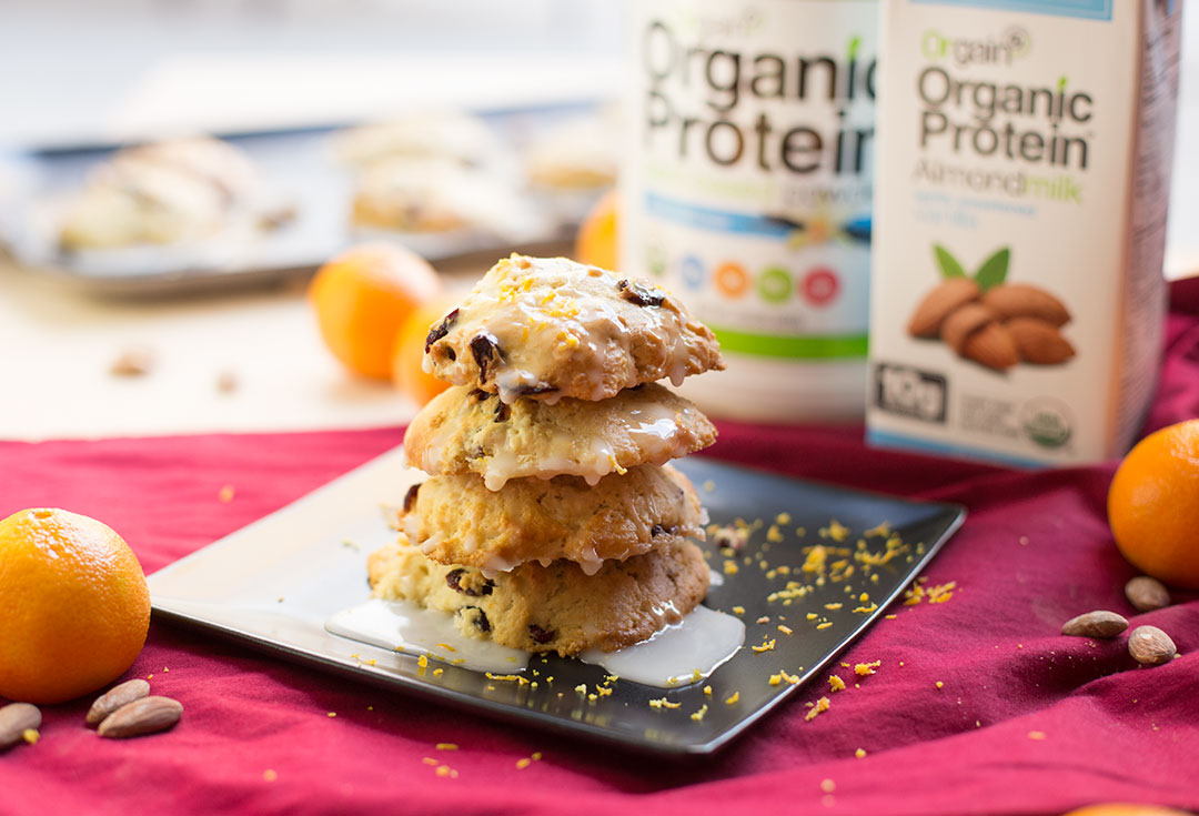 Cranberry Almond Protein Scones