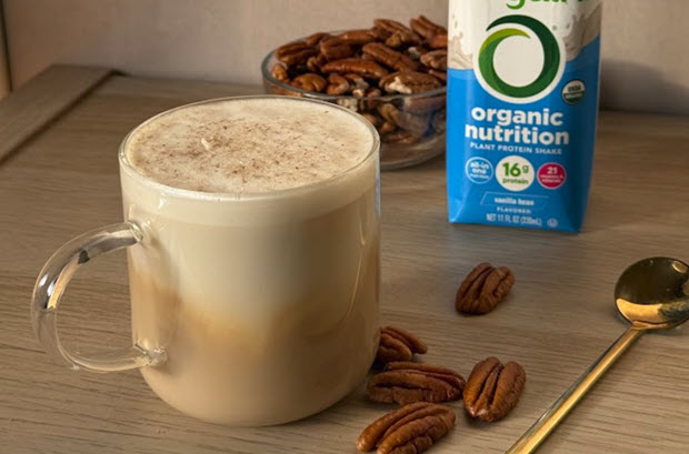 Pecan Oatmilk Protein Crunch Latte