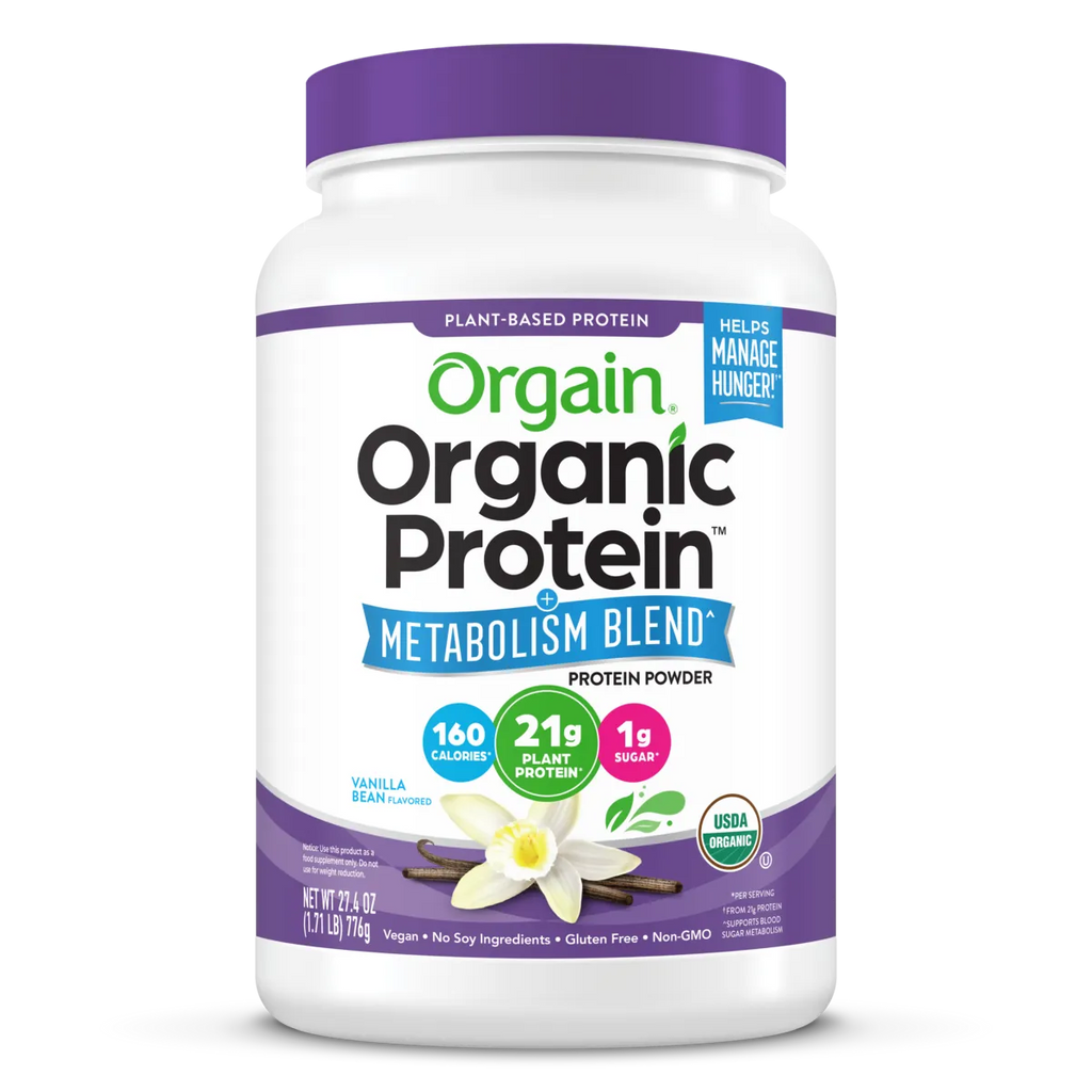 Organic Protein Powder + Metabolism Blend Vanilla Bean Featured Image