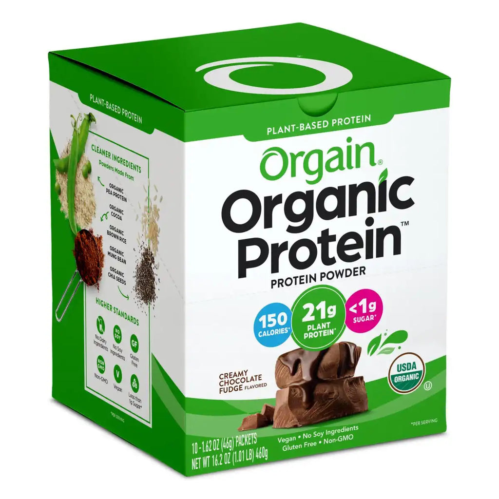 Single Serve Organic Protein™ Plant Based Protein Powder - Chocolate Featured Image