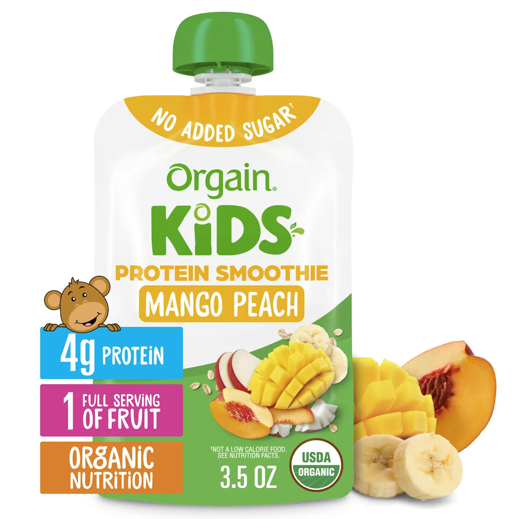 Kids Protein Smoothie Pouch - Mango Peach Featured Image